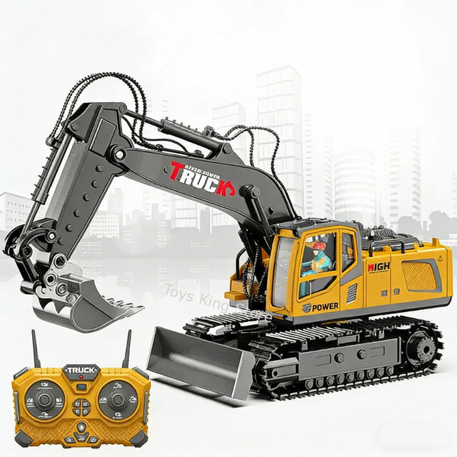 CONUSEA Sprühbagger-LKW, 1:18, Baufahrzeug, mit Sound und Licht - Bild 1