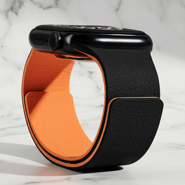 I LOVE LUO Uhrenarmband, Silikon, Magnetisch, Schwarz, Unisex - Bild 1