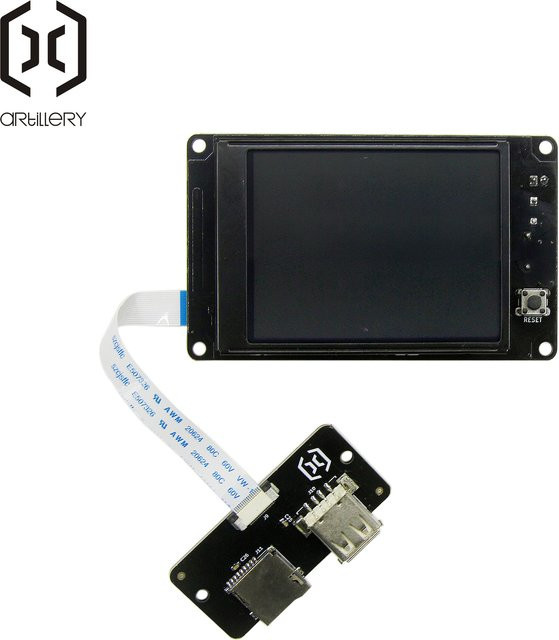 Artillery Sidewinder X2 und Genius Pro Ersatzteil-Set mit LCD-Bildschirm und TFT-Board in Schwarz für FDM 3D-Drucker - Bild 1