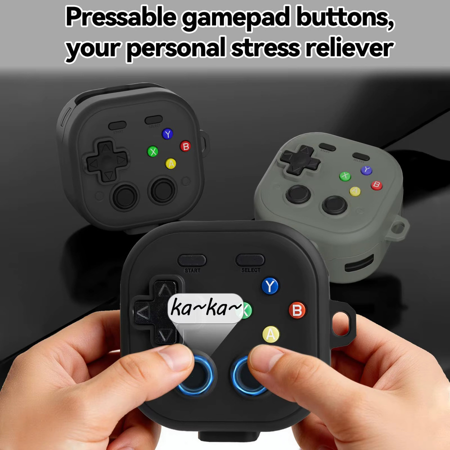 Robuste Schutzhülle mit Clip für Samsung Galaxy Buds 4 und Buds 4 Pro in Schwarz und Grün - Bild 2