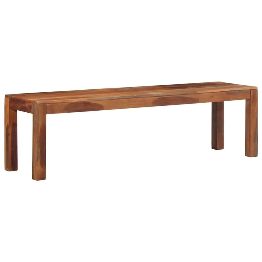 vidaXL Bank aus Massivholz Akazie in Braun, B: 160 cm, H: 45 cm, T: 40 cm - Bild 2