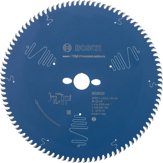 Bosch Kreissägeblatt EX TR T Carbide-bestückt für Holz, Durchmesser: 300 mm, Bohrung: 30 mm - Bild 1