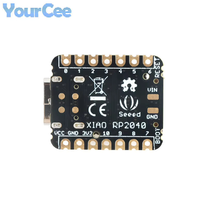 Seeed XIAO RP2040 Raspberry Pi Entwicklungsboard-Modul in Schwarz für Arduino, MicroPython und CircuitPython - Bild 2