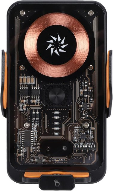 KaiSai Kabelloses Magnetisches Autoladegerät mit 120W Schnellladefunktion, 360 Grad Drehbar, Transparent - Bild 1