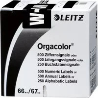 Leitz Buchstabensignal Orgacolor Markierung in Schwarz - Bild 1