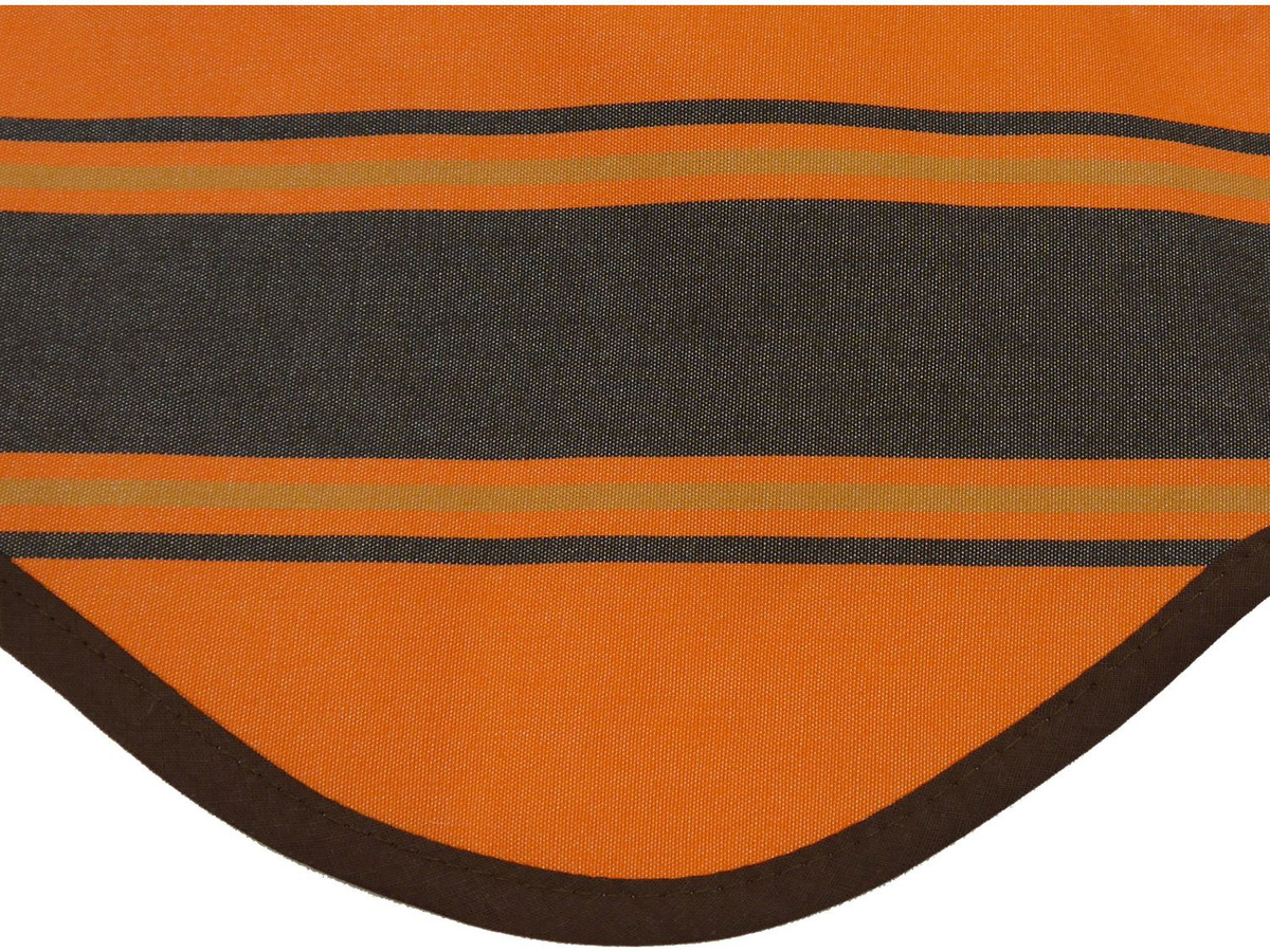 Angerer Klemmmarkise in Braun-Orange gestreift, Breite: 200 cm - Bild 4