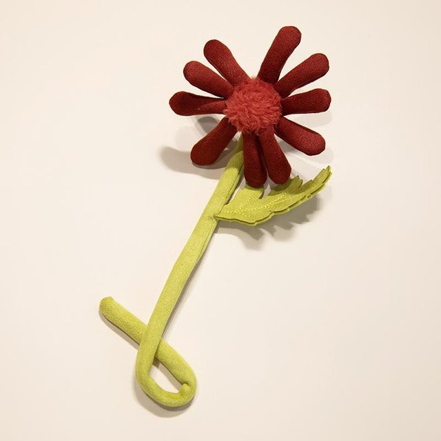 Yiran toy Ewige Blume, Plüsch, 40cm, rot, floral - Bild 1