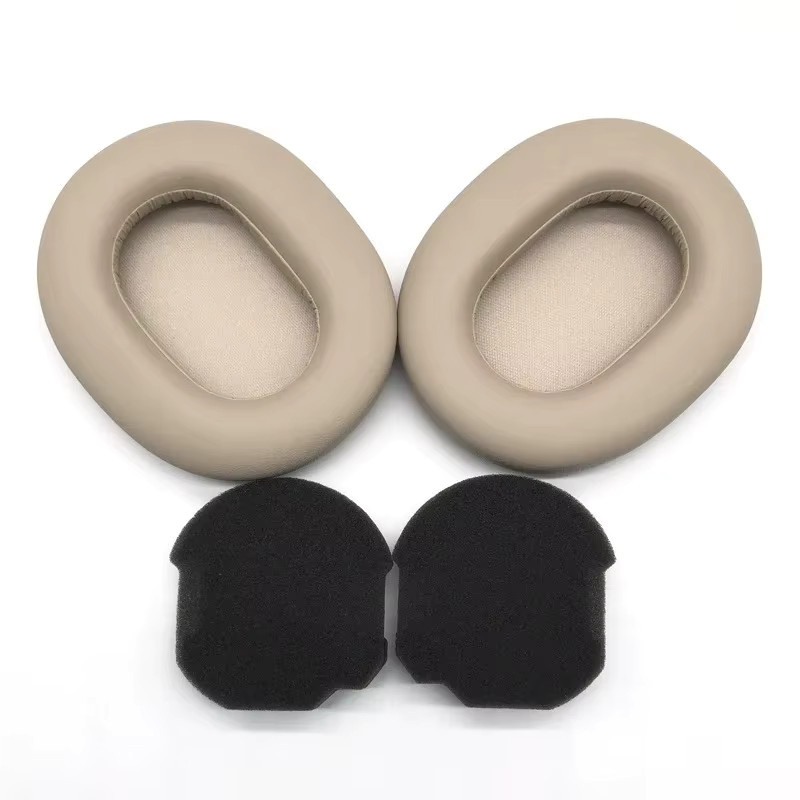 Ersatz-Ohrpolster für Sony WH-1000XM5 Over-Ear Kopfhörer aus Leder in Gold, 1 Paar - Bild 3