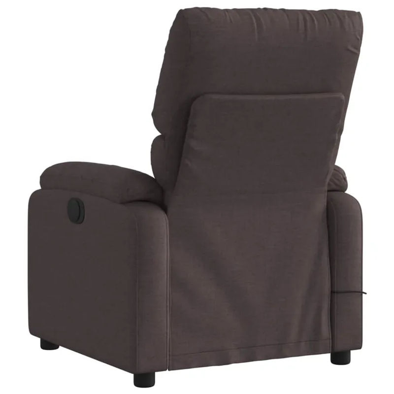 Vidaxl Klappbarer Massagesessel als Relaxsessel mit Stoffbezug in Braun - Bild 5