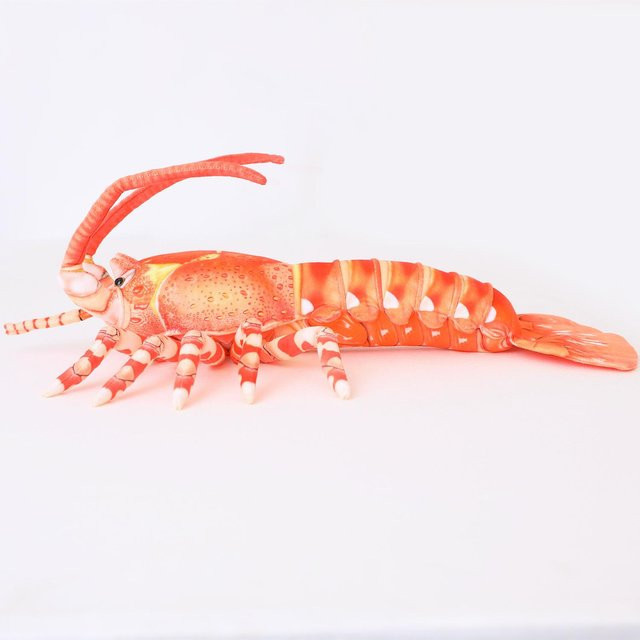 Australischer Hummer Kissen Plüschtier Puppe, orange, 60cm - Bild 1