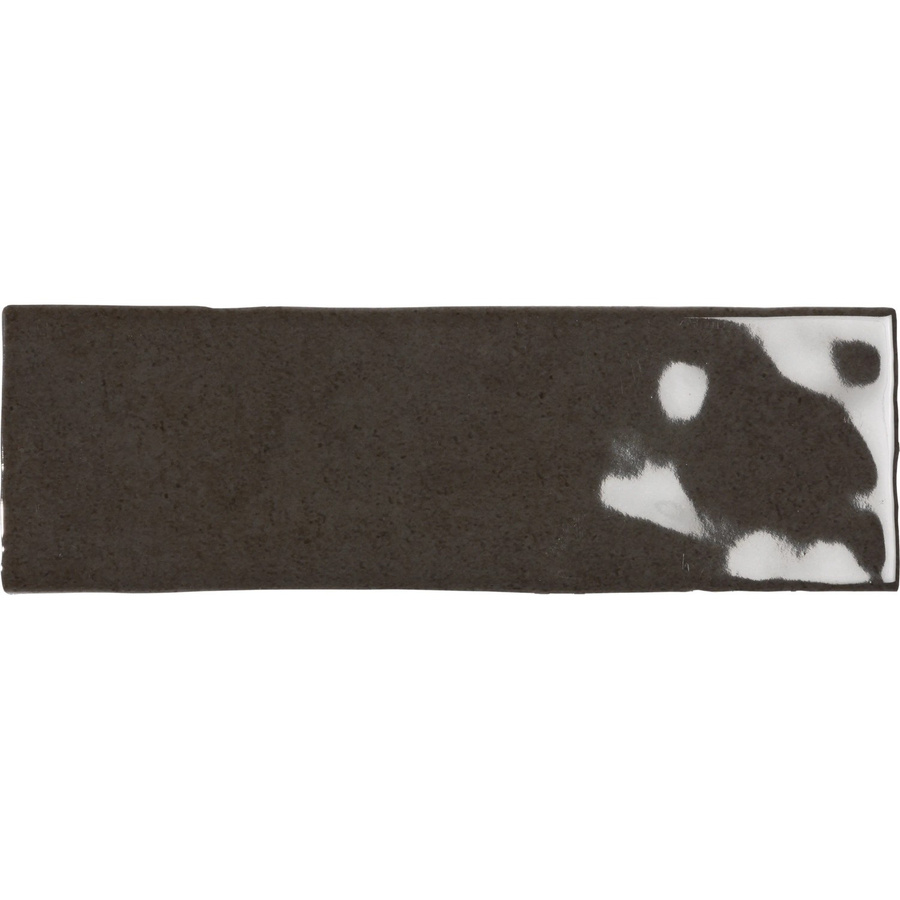 Wandfliese Nolita von UNITED TILE UND MOSAIC aus Keramik, Schwarz, Glänzend, Breite: 6,5 cm, Höhe: 20 cm - Bild 2