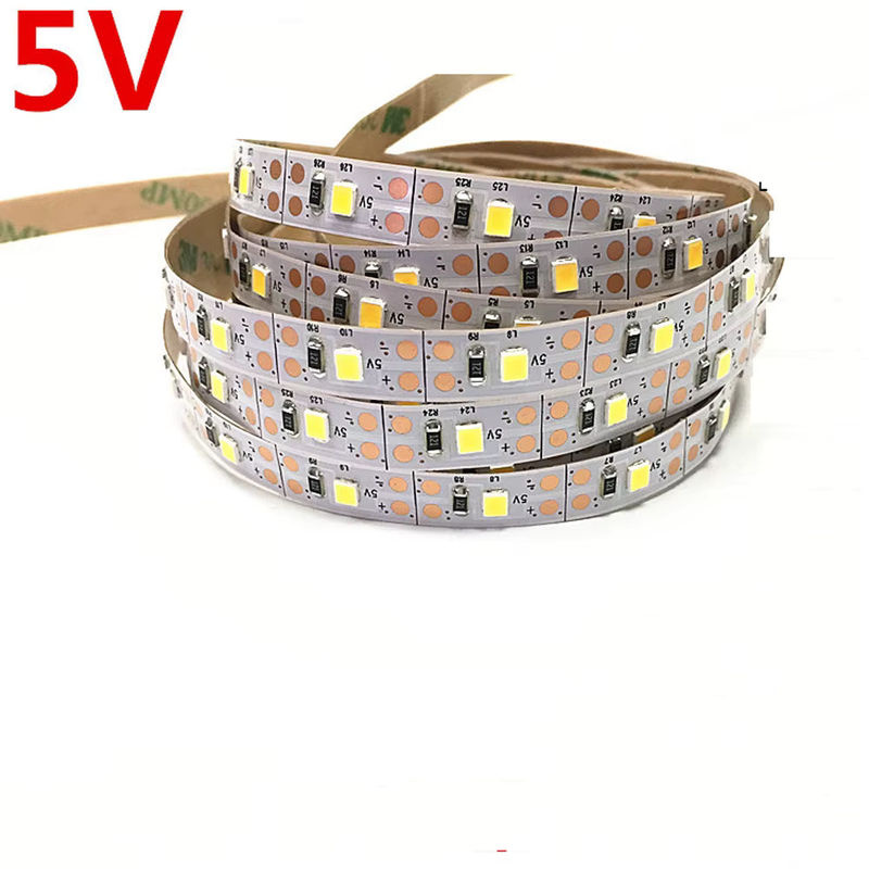 JOYPJLIT RGB LED Streifen 5 m, 60 LEDs/m, SMD 2835, selbstklebend, Multicolour/Weiß/Gelb - Bild 2