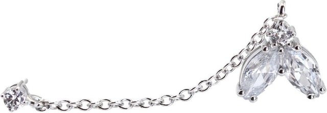 LEIS Ohrhänger 925 Sterling Silber, rhodiniert, 4 Zirkonia weiß, Damen - Bild 1