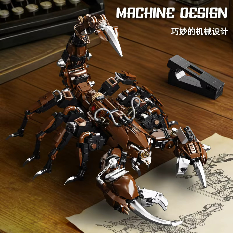 Kreativer Mechanischer Wüstenskorpion, Modellbausatz, 1.074 Teile - Bild 6