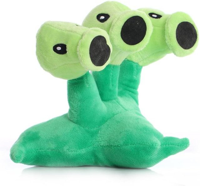 Plants vs Zombies Erbsenschleuder, Plüschtier, 18cm, ab 14 Jahre - Bild 1