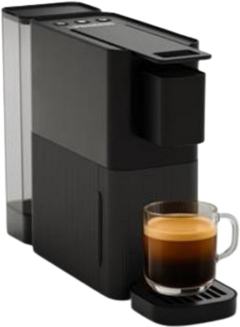 Nespresso Kapselmaschine Princess in Schwarz mit herausnehmbarem Wassertank - Bild 1