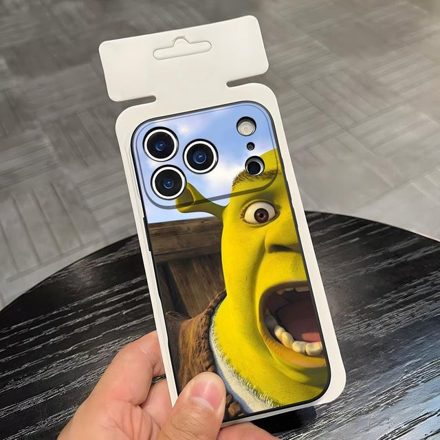 S-ShrekS Handyhülle für iPhone 17 Air 16 E Pro Max 15 14 13 Mini 12 Pro 11 Max Plus in Schwarz, weiche Schutzhülle - Bild 1