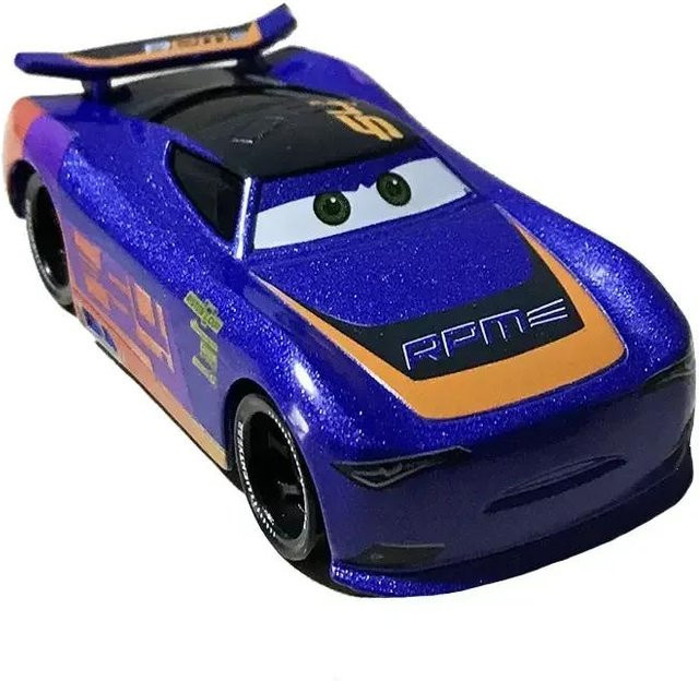 Disney Pixar Cars 3 Lightning McQueen & Jackson Storm, Modellauto, Metall, 1:55, ab 4 Jahren - Bild 1