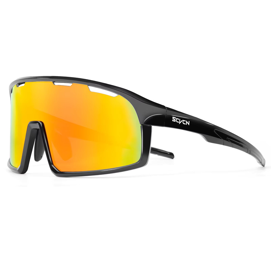SCVCN TR90 Sportsonnenbrille, Vollrand, Black, Herren - Bild 3