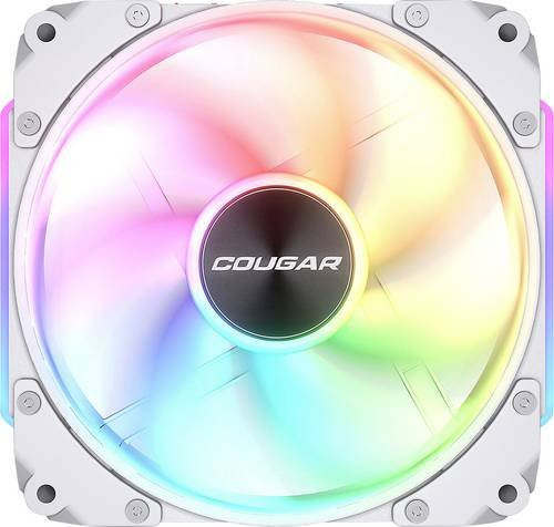 Cougar CF-APR12HW3-RGB PC-Gehäuse-Lüfter Weiß B/H/T: 120 x 120 x 28 mm - Bild 1