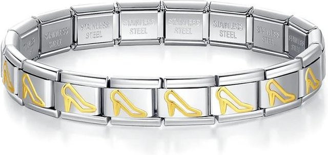 Hapiship Armband Edelstahl, Stern Herz Schmetterling, Damen - Bild 1