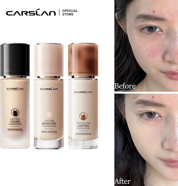 CARSLAN Liquid Foundation Concealer, matt, feuchtigkeitsspendend - Bild 1