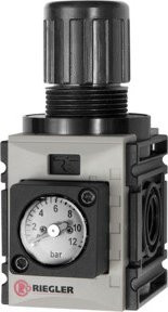 Riegler Druckregler FUTURA-mini Kompaktmanometer Grau G 1/4 0,5-8 bar - Bild 1