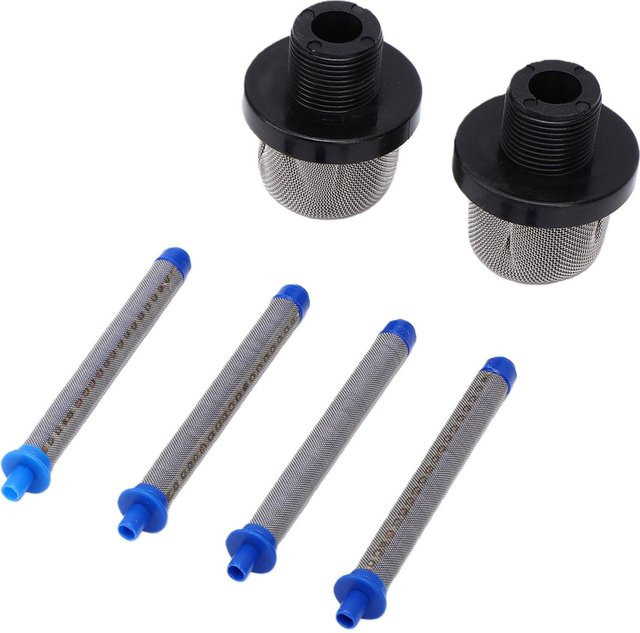 4er-Set Airless-Spritzpistolenfilter und Wassereinlassfilter-Kit in Grau, passend für SG10 SG20 X5 X7 ProX7 ProX9, inklusive 3/4 Zoll Filtern - Bild 1