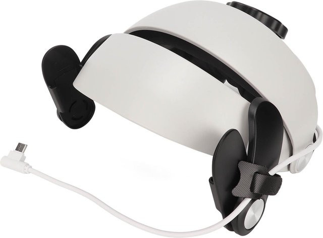 OutsideWorld VR Kopfband für Oculus Quest 2, abnehmbar und verstellbar, Farbe: White - Bild 1