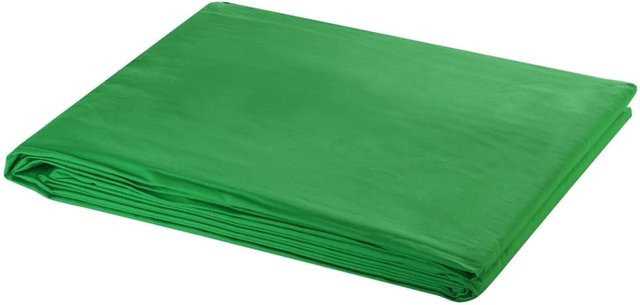Yiwydaa Fotohintergrund aus Baumwolle in Grün, B/H: 500 x 300 cm, Chroma Key kompatibel - Bild 1