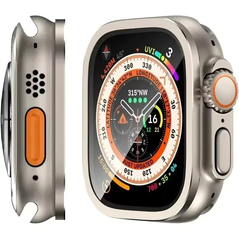 Apple Displayschutzfolie für Apple Watch Ultra 2, 49 mm, Silber - Bild 5