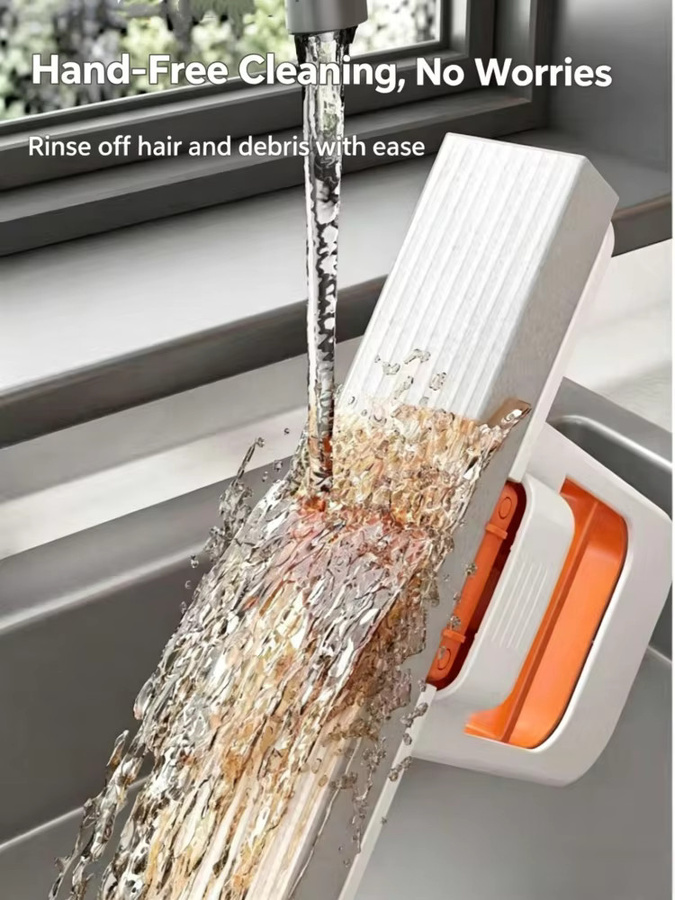 VTMANMNS Mini-Tischmopp Set in Weiß mit austauschbaren Reinigungstüchern für die handfreie Reinigung von Teetischen und Staubentfernung - Bild 4