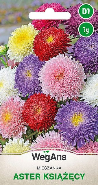 WegAna Aster Prints Mix Blumensamen, Mehrfarbig, 1g - Bild 1