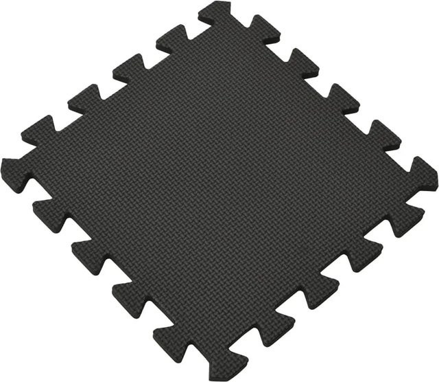 vidaXL Bodenmatten aus EVA-Schaumstoff, 54 Stück, Schwarz, 4,86 m² - Bild 1
