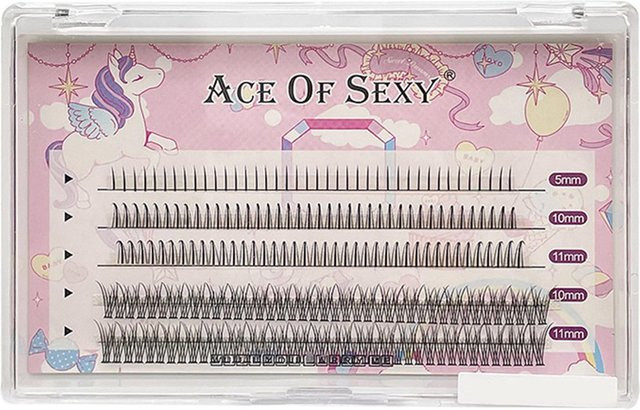 Beautyyy Künstliche Wimpern, schwarz, natürlich, lang, dick - Bild 1