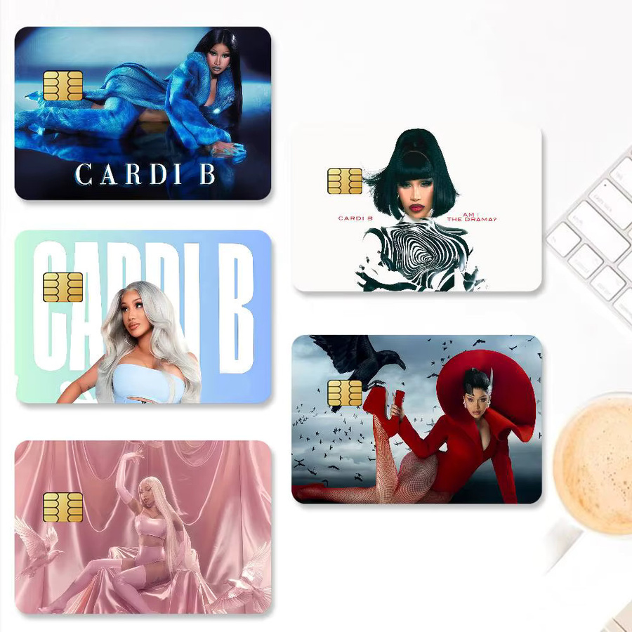 Singer C-Cardi B Karten-Aufkleber für Bank- und Kreditkarten - Bild 6