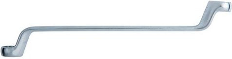 KS Tools CLASSIC Doppel-Ringschlüssel aus Chrom-Vanadium, Farbe Silber, Schlüsselweite 11/16 x 3/4 Zoll - Bild 1