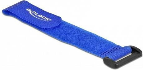 Delock Klettkabelbinder Blau 5 Stück (Länge: 190 mm, Breite: 25 mm) - Bild 1