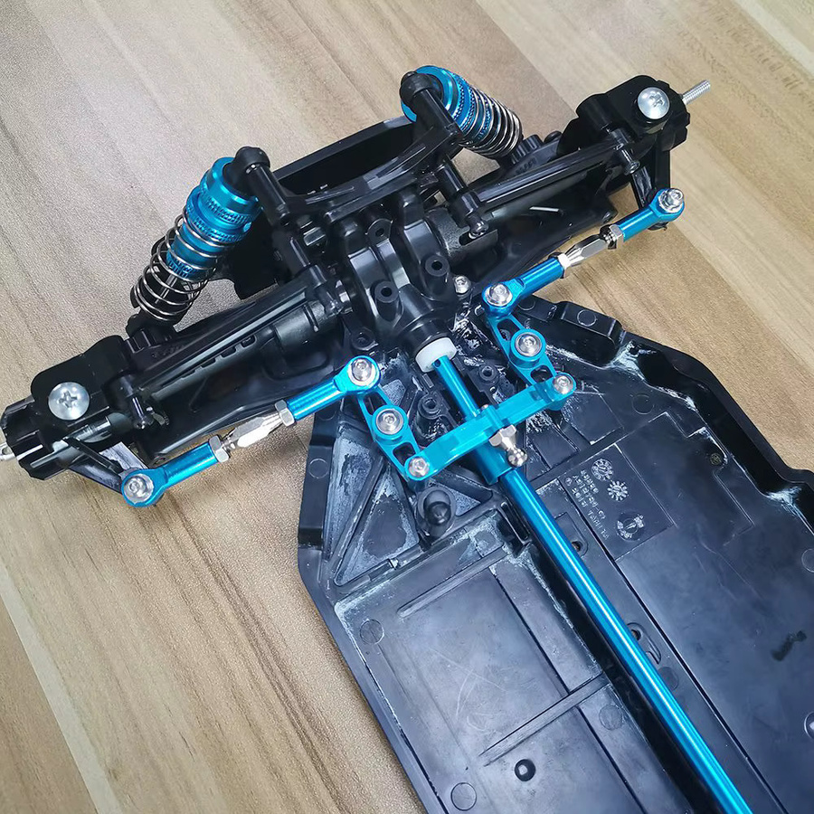 Tamiya Kurbel Lenkset, Aluminium legierung, Metall, Blau, Zubehör - Bild 2
