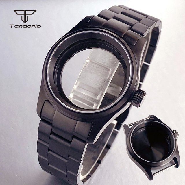 Tandorio Armbanduhr, Edelstahl, Schwarz, Unisex - Bild 1