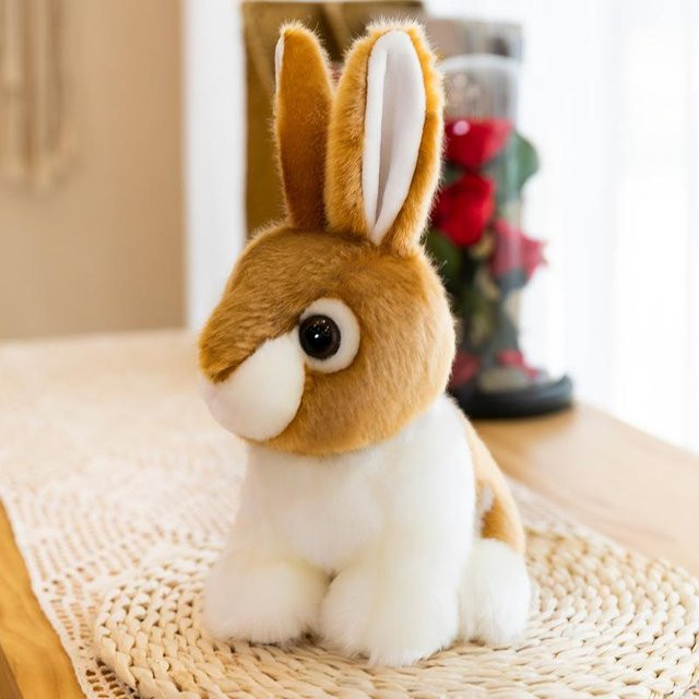 Joyful toys Jadehase Puppe, Plüschtier, weiß, 20cm - Bild 1