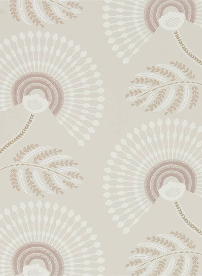 Harlequin Tapete Louella Rose Quartz/Pearl mit floralem Botanik-Design in Pink und Beige aus Vlies - Bild 1