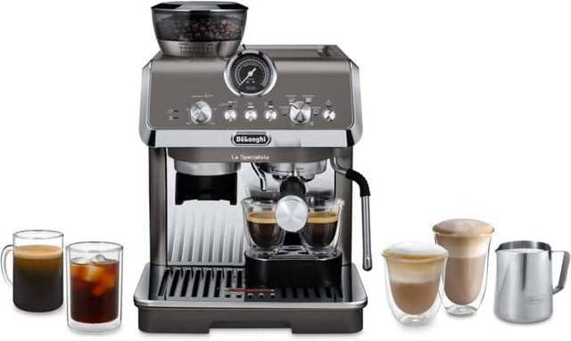 De'Longhi La Specialista Arte Evo EC9255.T Espressomaschine in Titan und Silber aus Edelstahl mit Cold Brew Funktion - Bild 3