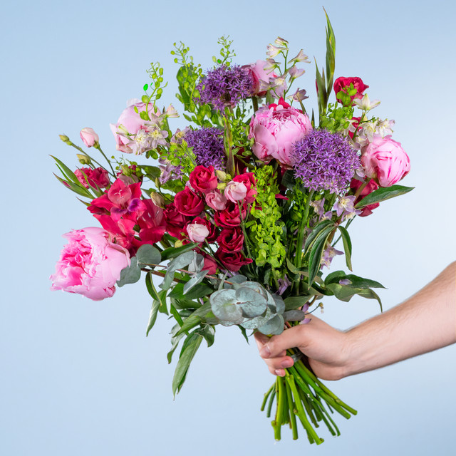 BLUME2000 Bouquet multicolour purple lightpink - Bild 1