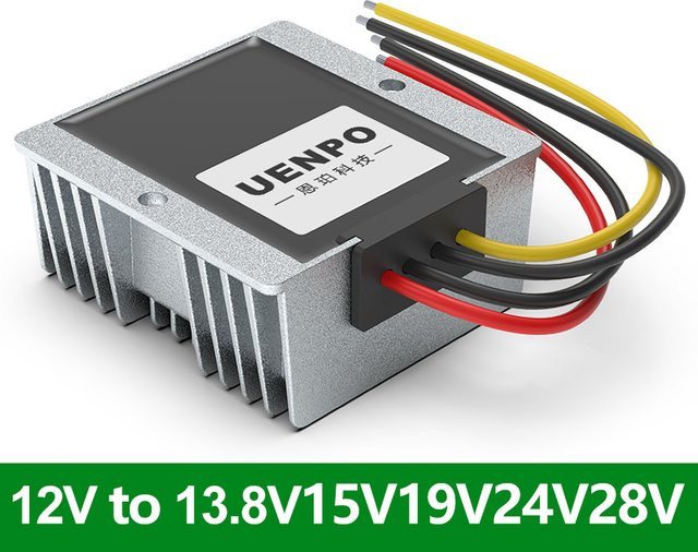 UENPO DC-DC Spannungswandler Modul 12V zu 24V Booster Transformator in Silber - Bild 1