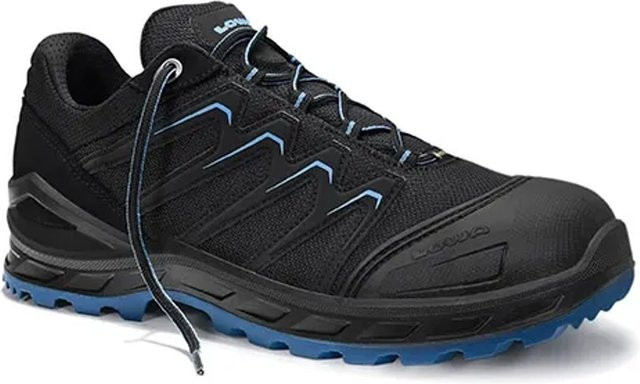 Elten Sicherheitshalbschuh Larrox Work GTX S3 Ci in Black-Blue, Größe 46 - Bild 1