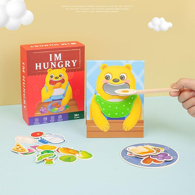 Binchi Montessori Eltern-Kind-Interaktion Simulation Zähneputzen Lernspielzeug - Bild 1