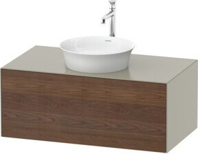 Duravit Waschtischunterschrank ohne Aufsatz White Tulip in Taupe s-matt, B: 100 cm, H: 40,8 cm, T: 55 cm - Bild 1