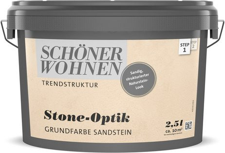Schöner Wohnen Dispersion in Sandsteinfarben Beige Matt, 2,5 l - Bild 1
