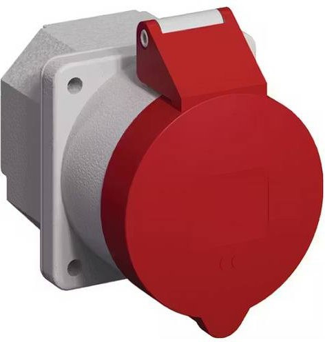 Hager unibar M Ersatz Steckdose CEE 16A 5-polig Z-Element in Rot KEM31S92R0LMF - Bild 1